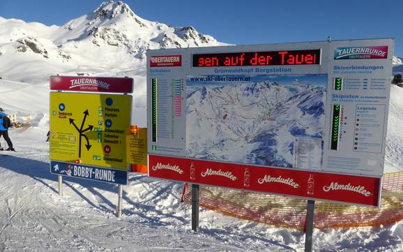 Obertauern: orientation within ski resorts – Orientation Obertauern
