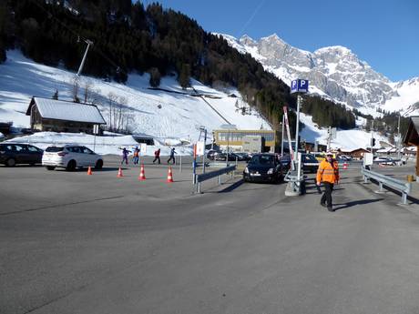 Uri Alps: access to ski resorts and parking at ski resorts – Access, Parking Titlis – Engelberg