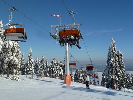 Ore Mountains (Erzgebirge): best ski lifts – Lifts/cable cars Keilberg (Klínovec)