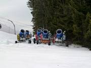 Snow cannons on the Zauberberg