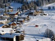Accommodations right along the slopes in Oberjoch