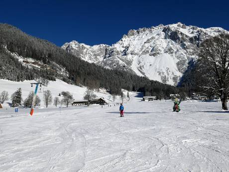 Ski resorts for beginners in the District of Liezen – Beginners Ramsau am Dachstein – Rittisberg