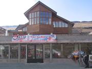 Ski hire and restaurant at the base station