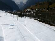 Cross-country trail in Grindelwald Grund