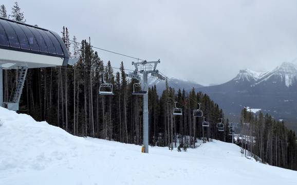 Slate Range: best ski lifts – Lifts/cable cars Lake Louise