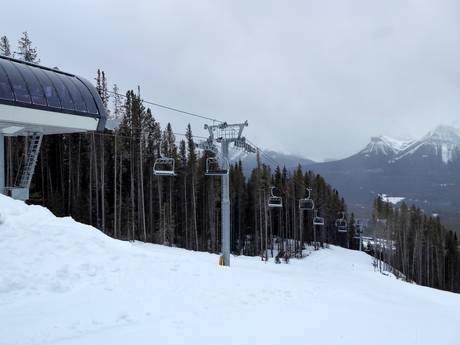 Canadian Rockies: best ski lifts – Lifts/cable cars Lake Louise