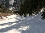 Extremely difficult Garmisch slope