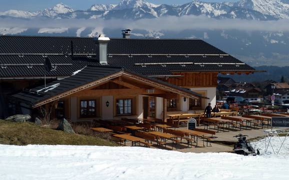 Huts, mountain restaurants  Alpsee Grünten – Mountain restaurants, huts Ofterschwang/Gunzesried – Ofterschwanger Horn