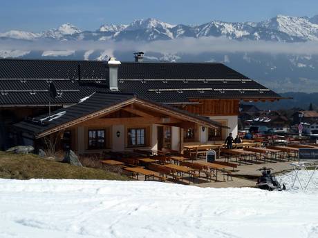 Huts, mountain restaurants  Allgäu – Mountain restaurants, huts Ofterschwang/Gunzesried – Ofterschwanger Horn