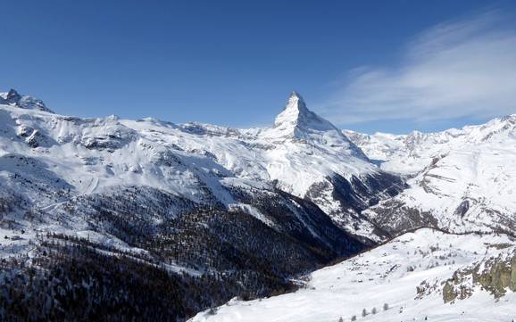 Matter Valley (Mattertal): size of the ski resorts – Size Zermatt/Breuil-Cervinia/Valtournenche – Matterhorn