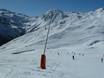 Snow reliability Paradiski – Snow reliability La Plagne (Paradiski)