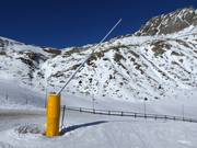 Snowgun in the Meran 2000 ski resort
