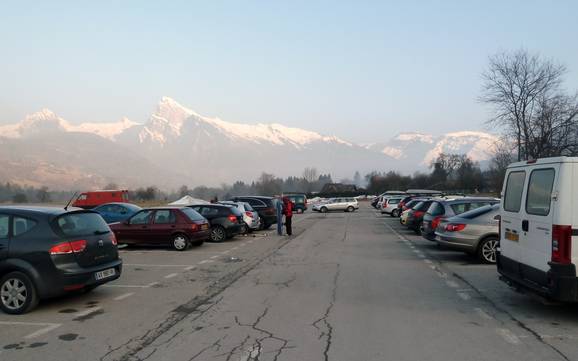 Faucigny Grand Massif: access to ski resorts and parking at ski resorts – Access, Parking Le Grand Massif – Flaine/Les Carroz/Morillon/Samoëns/Sixt