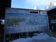 Information board at the Matterhorn Express in Zermatt