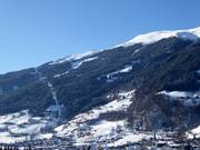 View from Bramberg to the ski resort of Wildkogel
