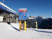 Val di Fassa (Fassa Valley/Fassatal): orientation within ski resorts – Orientation Catinaccio/Ciampedie – Vigo di Fassa/Pera di Fassa