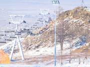 View of the quad chair lift
