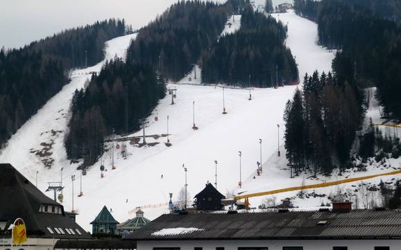 Hochsteiermark: size of the ski resorts – Size Zauberberg Semmering