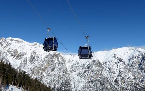 Biggest height difference in the Pflerschtal (Val di Fleres) – ski resort Ladurns