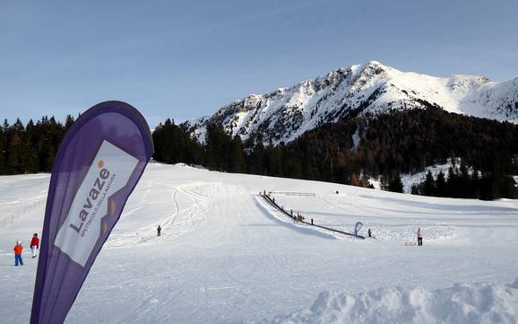 Highest base station in the Val di Fiemme – ski resort Malga Varena – Passo Lavazè