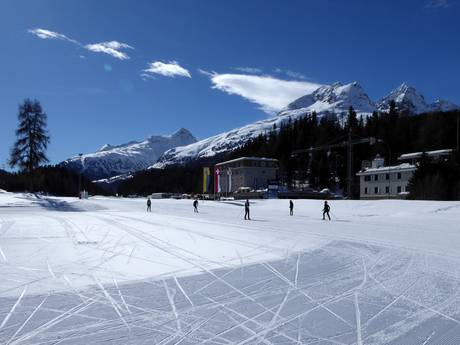 Cross-country skiing Swiss Alps – Cross-country skiing St. Moritz – Corviglia