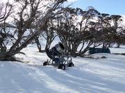 Snow cannon in the ski resort of Perisher