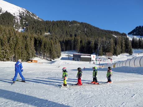 Children's area run by the Skischule Berwang
