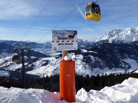 Berchtesgaden Alps: environmental friendliness of the ski resorts – Environmental friendliness Hochkönig – Maria Alm/Dienten/Mühlbach