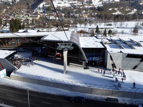 Goldberg Group: access to ski resorts and parking at ski resorts – Access, Parking Bad Gastein/Bad Hofgastein – Schlossalm/Angertal/Stubnerkogel