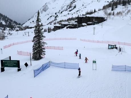 Ski school practice area