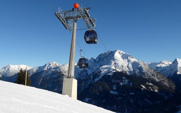 Lechtal: best ski lifts – Lifts/cable cars Jöchelspitze – Bach