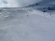 Very good slope preparation in the ski resort
