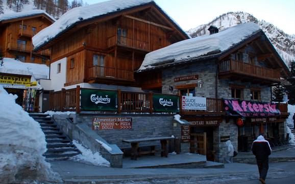 Après-ski Valsesia (Valle della Sesia) – Après-ski Alagna Valsesia/Gressoney-La-Trinité/Champoluc/Frachey (Monterosa Ski)