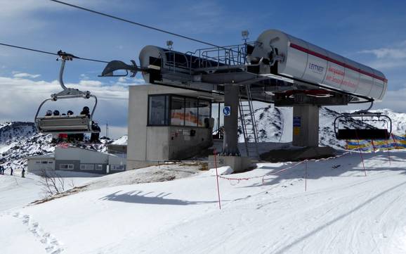Ski lifts Lake Traunsee – Ski lifts Feuerkogel – Ebensee