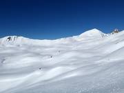 View of the slopes below the 2,626 metre Pichaleye peak
