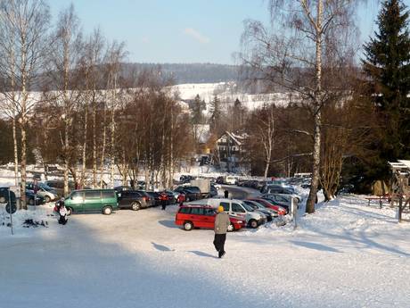 Franken (Franconia): access to ski resorts and parking at ski resorts – Access, Parking Ochsenkopf
