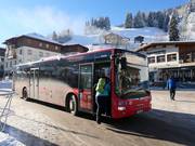 Ski bus in the Großarltal valley