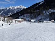 Huge practice area in the Angertal Ski Centre