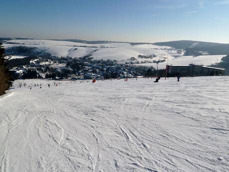 Ski resorts for beginners in Erzgebirgs County – Beginners Fichtelberg – Oberwiesenthal