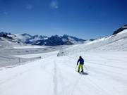 Easy slopes with gorgeous panorama on the Olperer