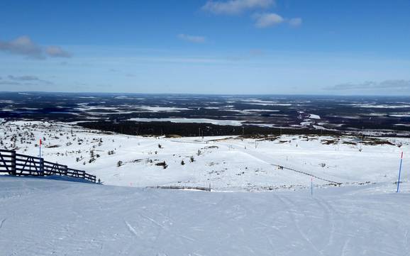 Skiing in Lapland (Finland)