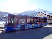 Ski bus in Zuoz