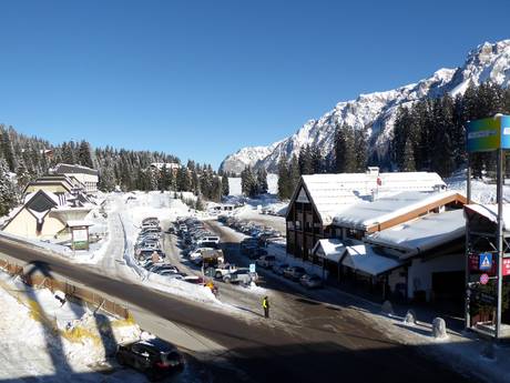 Val di Sole (Sole Valley): access to ski resorts and parking at ski resorts – Access, Parking Madonna di Campiglio/Pinzolo/Folgàrida/Marilleva