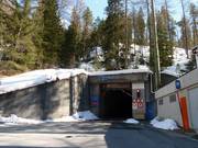 Entrance to the Munt La Schera Tunnel