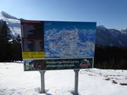 Piste map in the ski resort of Sudelfeld