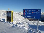 Piste map and signposting - Panoramabahn lift mountain station