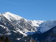View of the ski resort of Nebelhorn