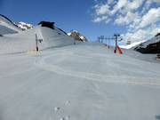Easy slopes in La Mongie
