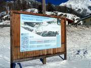 Information about cross-country trails at the Resia (Reschen) Pass