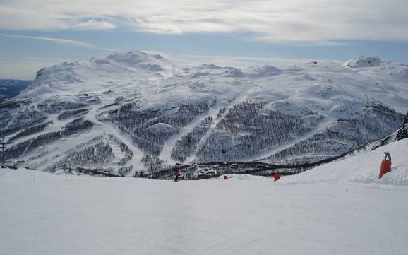 Biggest height difference in Hallingdal – ski resort Hemsedal
